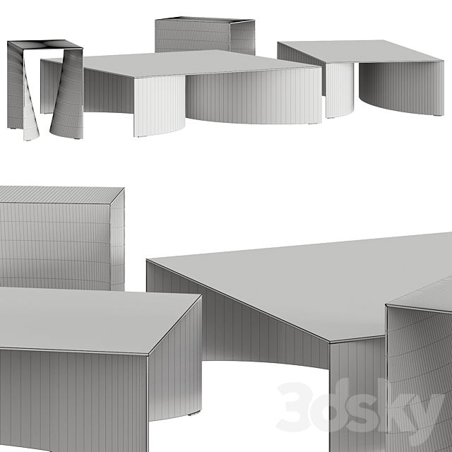 Desalto Void Coffee Tables 3DSMax File - thumbnail 2