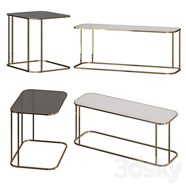 Desiree Divani Arlon Side Table 3DSMax File - thumbnail 1