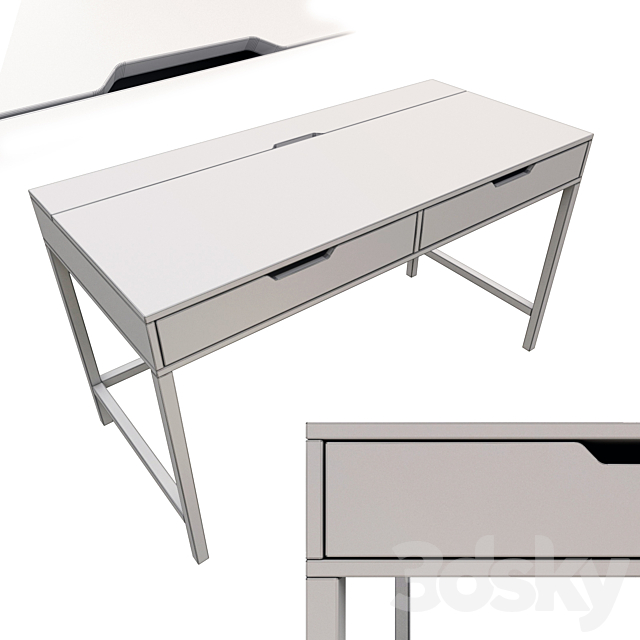 Desk Ikea Alex 3DSMax File - thumbnail 2