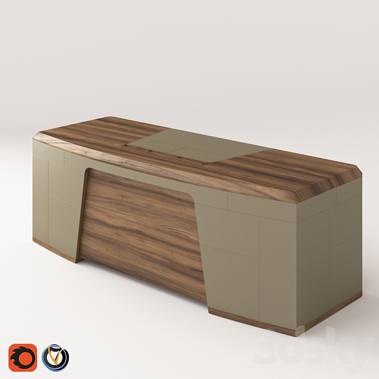 Desk Porada Flavio 3DS Max - thumbnail 1