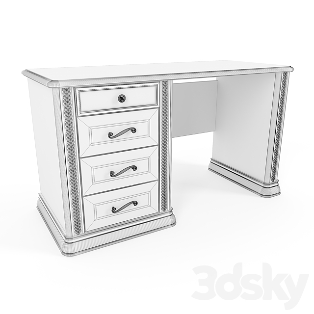 Desk Siena Avorio 3DSMax File - thumbnail 3