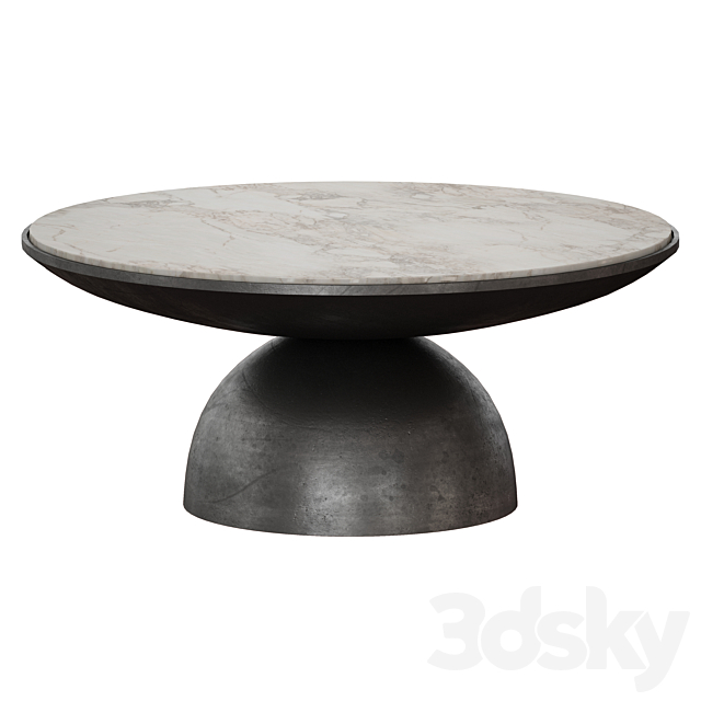 Dev Coffee Table (Crate and Barrel) 3DS Max Model - thumbnail 2