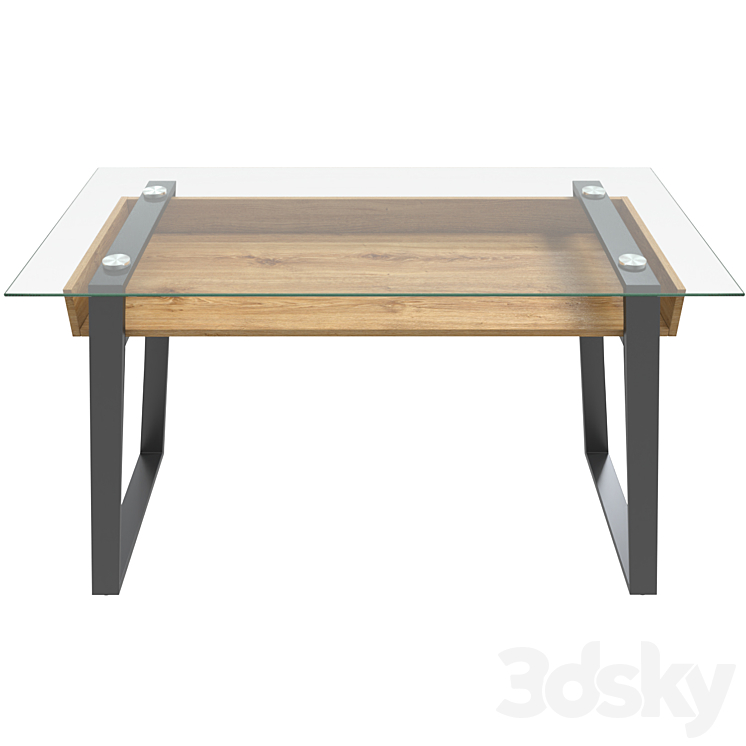 Dexter desk 3DS Max Model - thumbnail 1