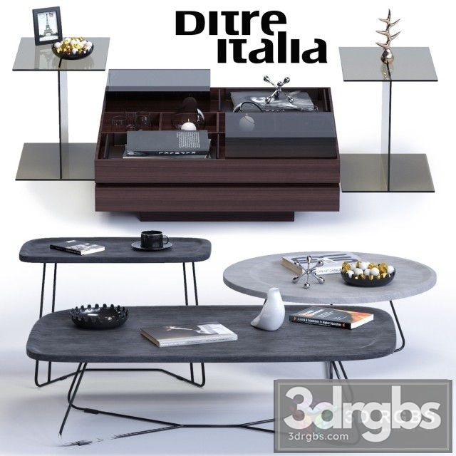 DI Coffee Tables 3dsmax Download - thumbnail 1