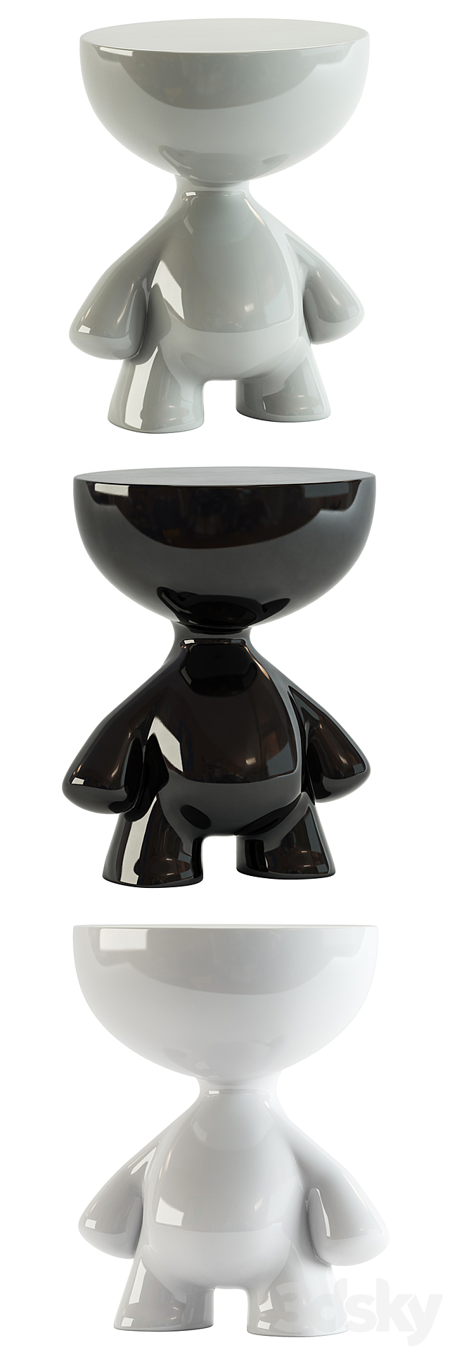 Dieedro _ Toy Coffee table 3DS Max Model - thumbnail 4