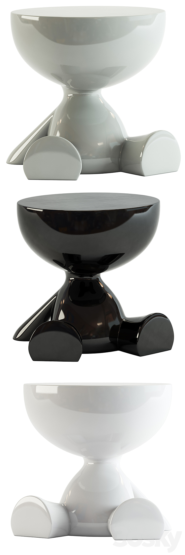 Dieedro _ Toy Coffee table low 3DSMax File - thumbnail 4