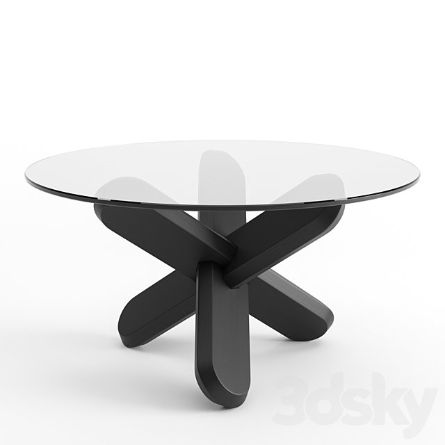 Ding Table by Normann Copenhagen 3DS Max Model - thumbnail 2