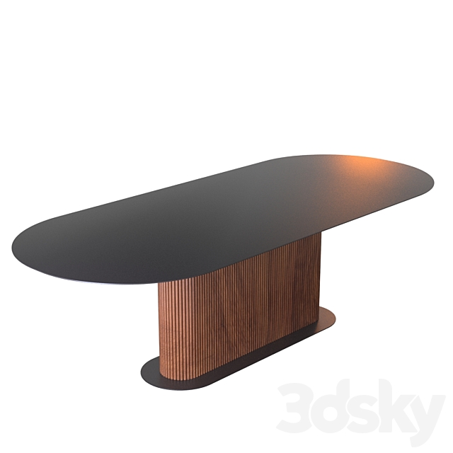 Dining table ALF DaFre Rigadin 3DSMax File - thumbnail 1