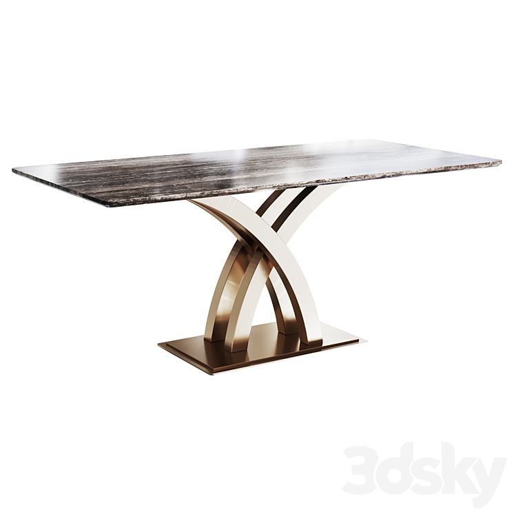 Dining table ANNASOLE 3DS Max Model - thumbnail 1