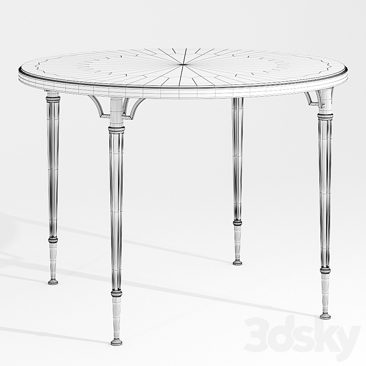 Dining table Comes Around! Caracole 3DS Max - thumbnail 2