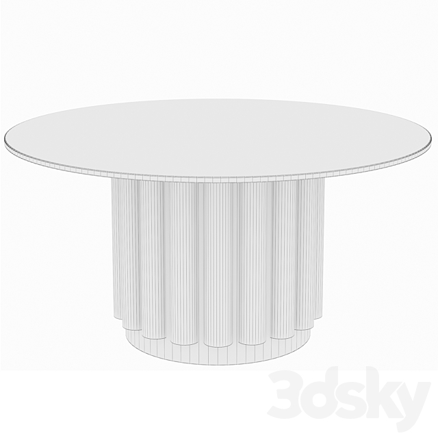 Dining table Eden Rock 3DS Max Model - thumbnail 5