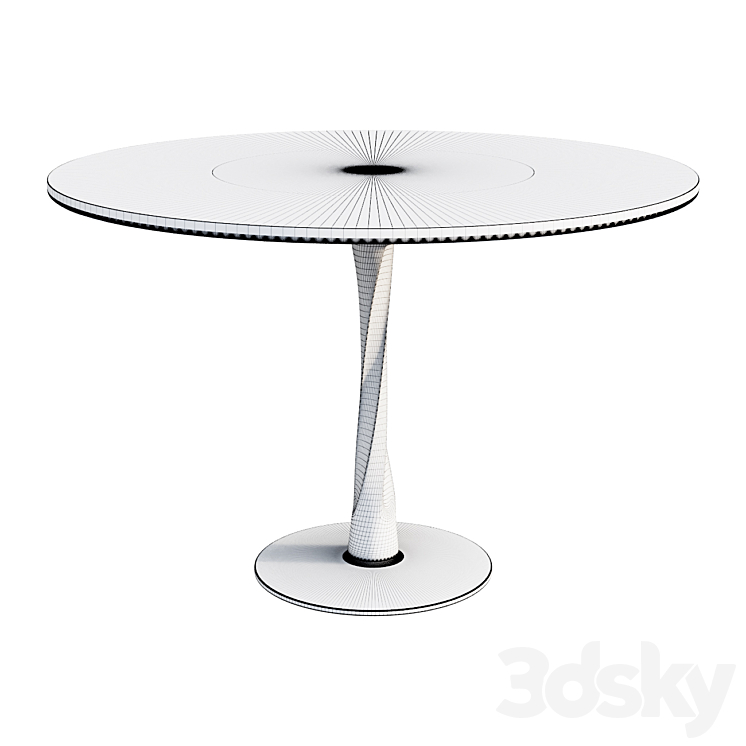 Dining table ETHNICRAFT TORSION ETTAFEL 3DS Max - thumbnail 2