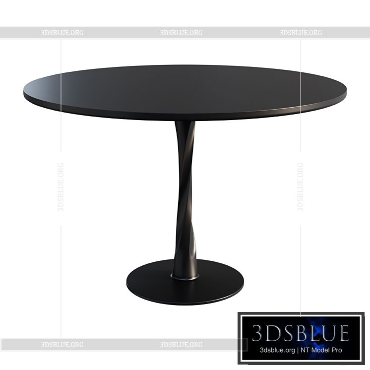 Dining table ETHNICRAFT TORSION ETTAFEL 3DS Max - thumbnail 3