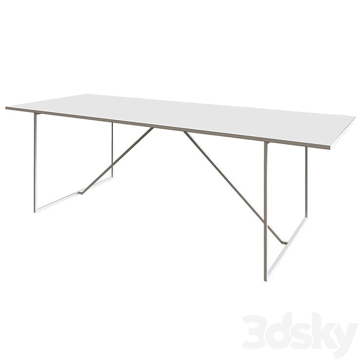 Dining table Gent 3DS Max - thumbnail 2