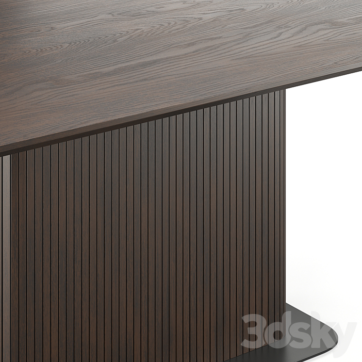 Dining table Glide rectangular Dantone Home 3DS Max Model - thumbnail 2