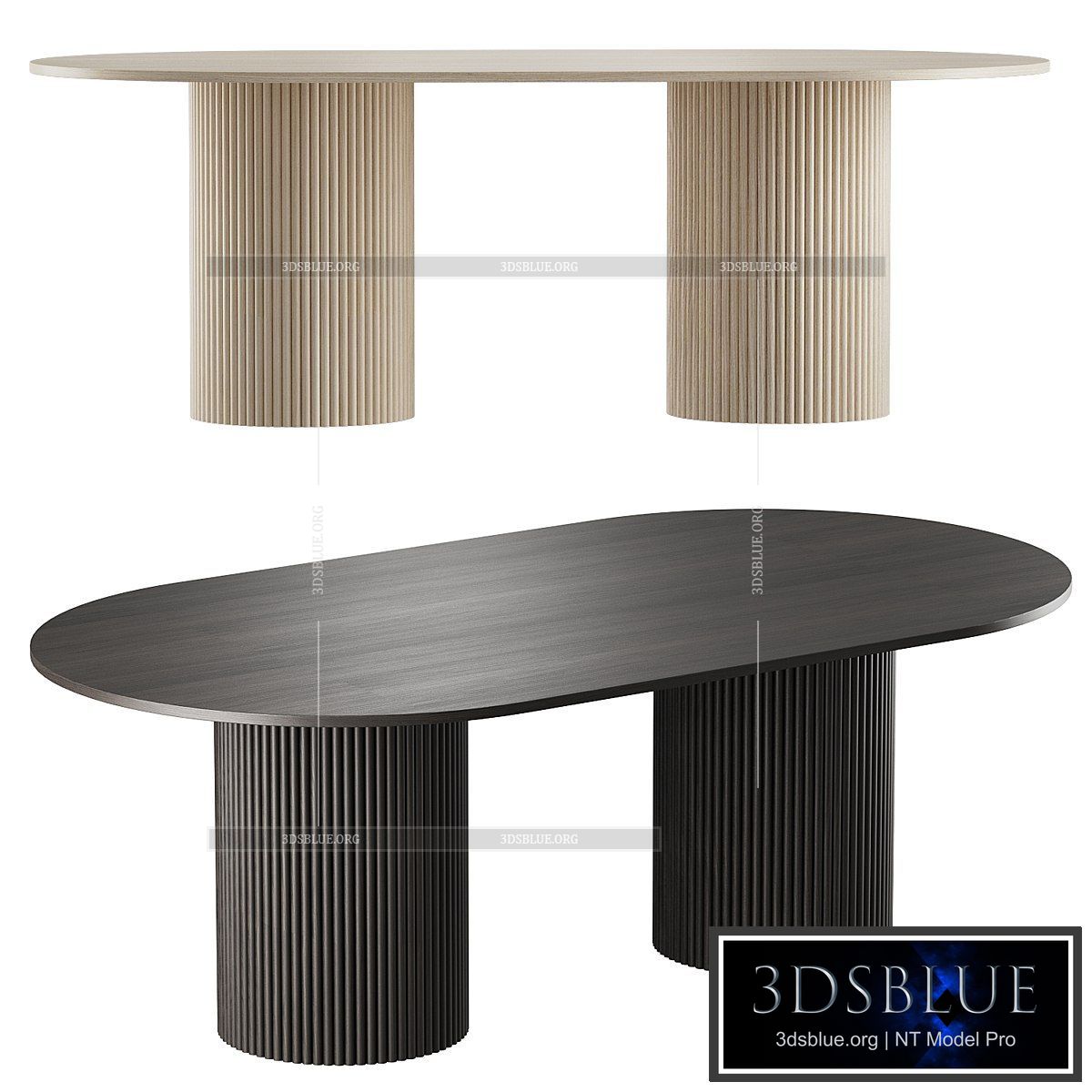 dining table Heikal cazarina int. 3DS Max - thumbnail 3