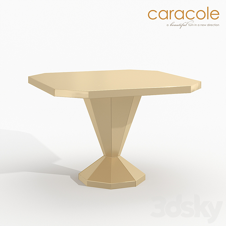 Dining table I'm Riveted! Caracole 3DS Max - thumbnail 1