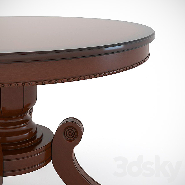 Dining table JF-886 3DS Max Model - thumbnail 3