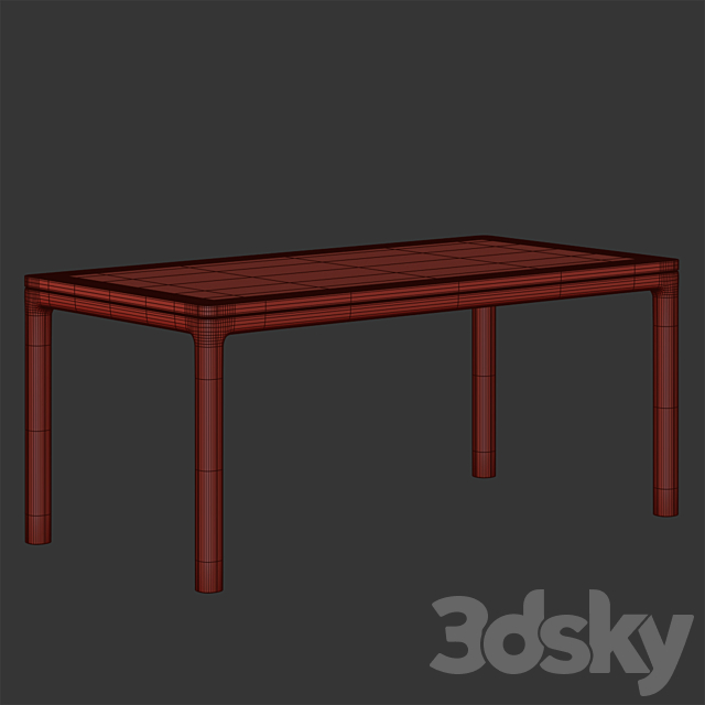 Dining table M11 Mathiashahn 3DS Max Model - thumbnail 6