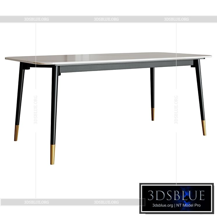 Dining table Malvern 3DS Max - thumbnail 3