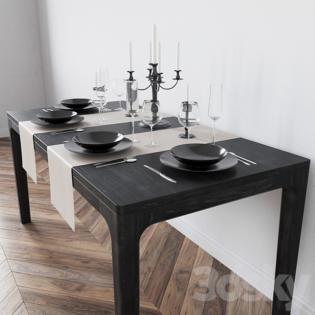 Dining table MAVIS 3DSMax File - thumbnail 2