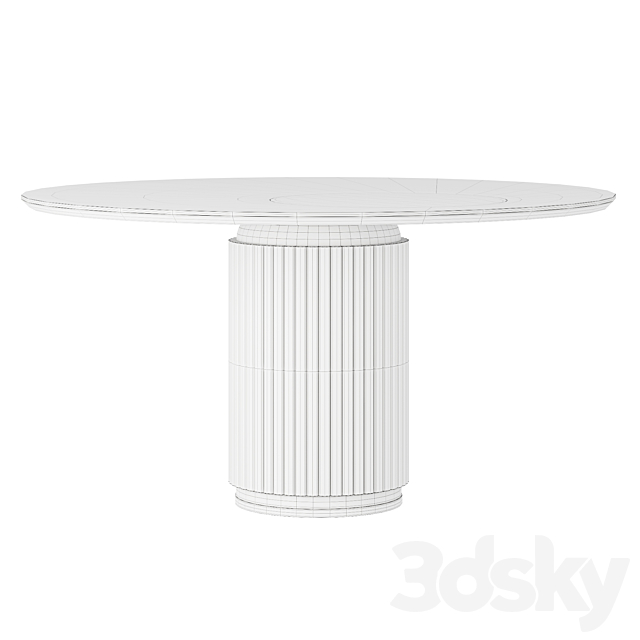 DINING TABLE MULLIGAN 3DSMax File - thumbnail 2