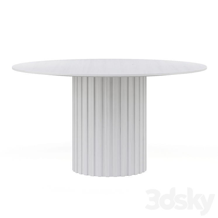 Dining table Pillar Hkliving 3DS Max Model - thumbnail 2