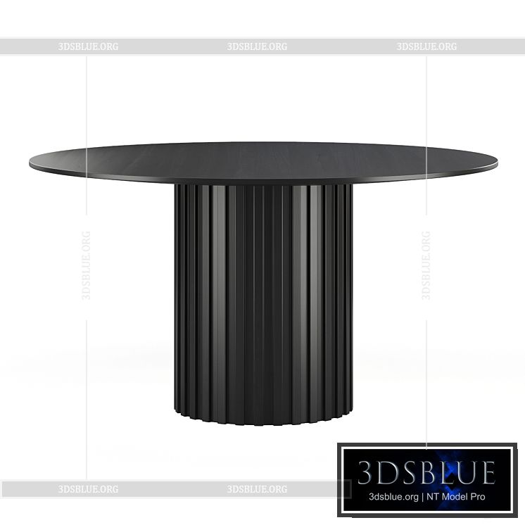 Dining table Pillar Hkliving 3DS Max - thumbnail 3