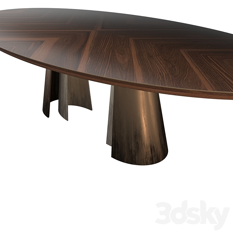 Dining table Rugiano ABSOLUTE 3DS Max - thumbnail 2