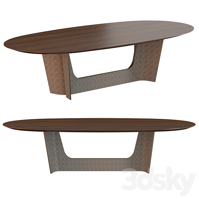 Dining table Rugiano Wings 3DSMax File - thumbnail 1