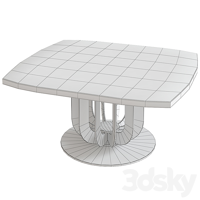 Dining table Soho Keramik Premium – Cattelan Italia 3DSMax File - thumbnail 2