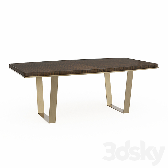 Dining table Streamline Dining Table 3DSMax File - thumbnail 1