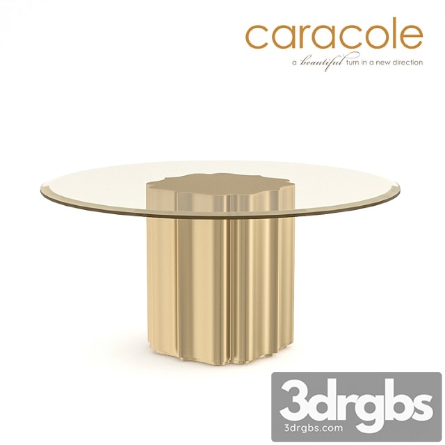 Dining table strike gold caracole 2 3dsmax Download - thumbnail 1