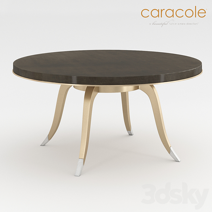 Dining table Table Dance Caracole 3DS Max - thumbnail 1