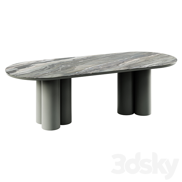 Dining table TOWNSVILLE 2 3ds Max - thumbnail 1