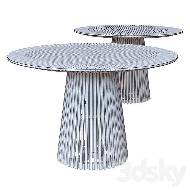 Dining tables La Forma IRUNE. 3DSMax File - thumbnail 4