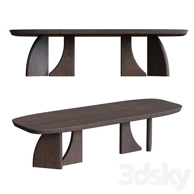 Dinner table 3ds Max - thumbnail 1