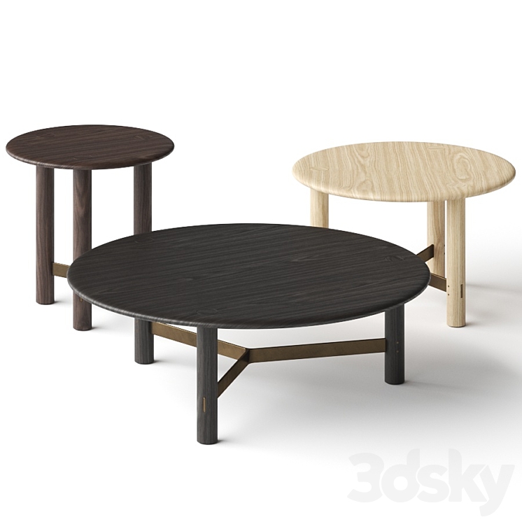 District Eight Stilt Coffee Tables 3DS Max Model - thumbnail 1