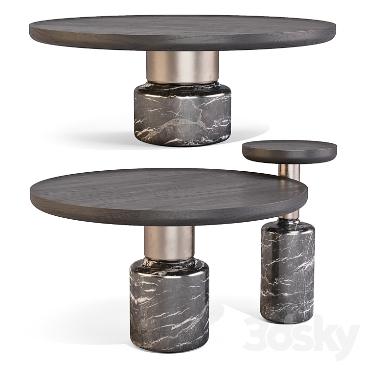 District Eight: Torus – Coffee and Side Tables 3DS Max Model - thumbnail 3