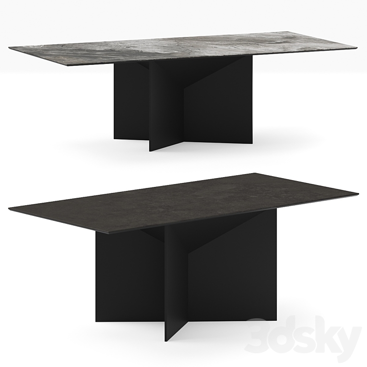 Ditre Italia Absolute Dining Table 3DS Max Model - thumbnail 1