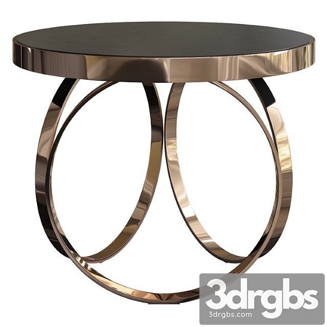 Dom Edizioni Ottoline Gueridon Chrome Side Table 3dsmax Download - thumbnail 1