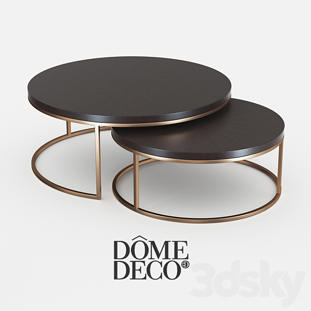 Dome deco coffee table 3DSMax File - thumbnail 1