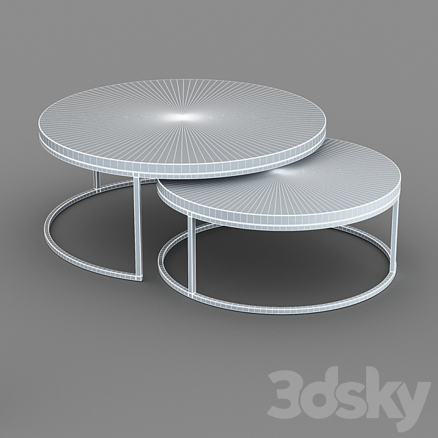 Dome deco coffee table 3DSMax File - thumbnail 2