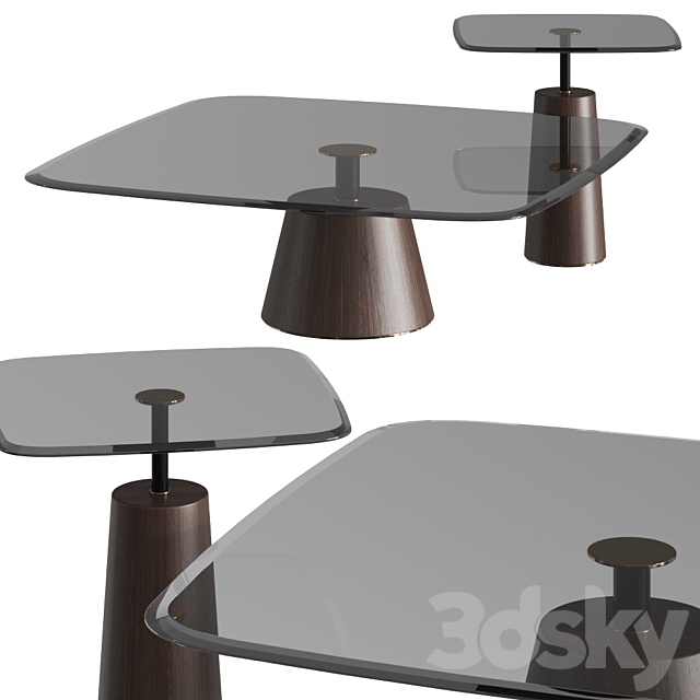 Domkapa Panton Coffee Tables 3DSMax File - thumbnail 1