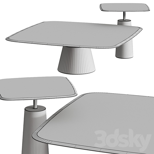 Domkapa Panton Coffee Tables 3DSMax File - thumbnail 2