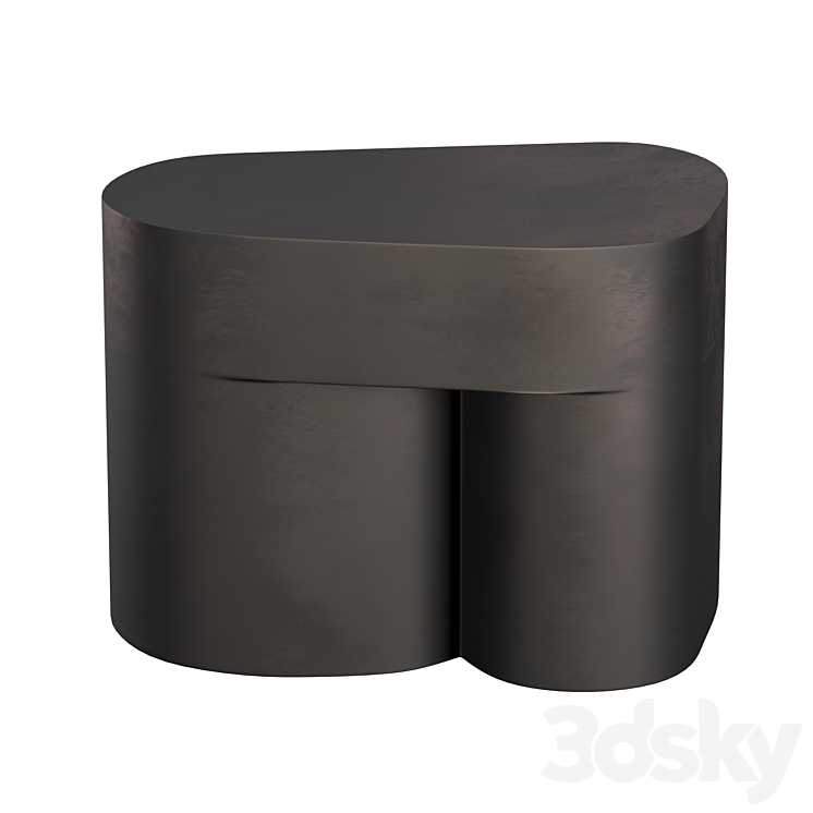 DOO SIDE TABLES 3DS Max - thumbnail 2