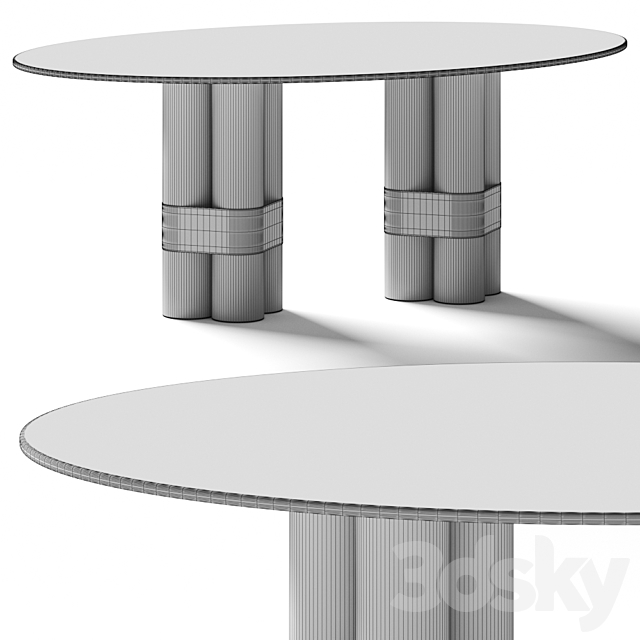 Dovain Studio Axis Dining Table 3DSMax File - thumbnail 2