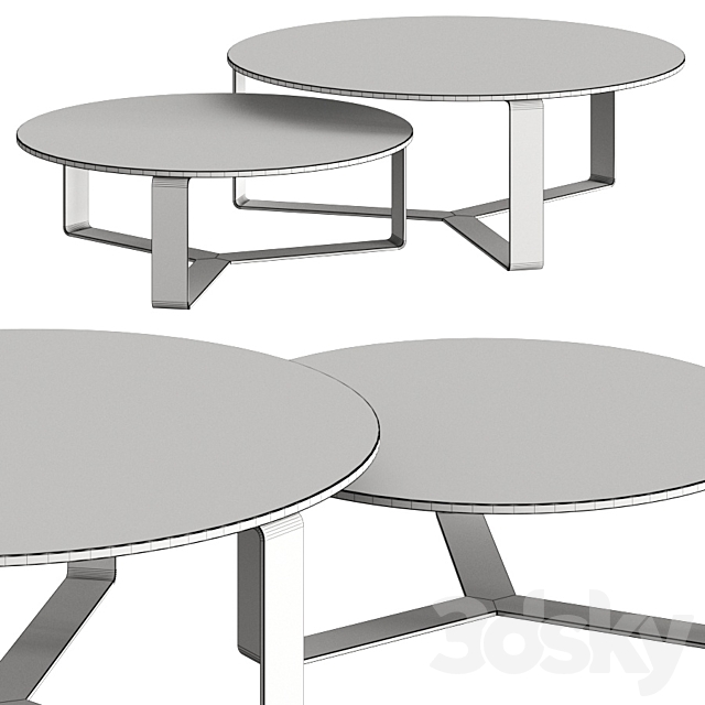 Draenert Primus Coffee Tables 3DSMax File - thumbnail 2