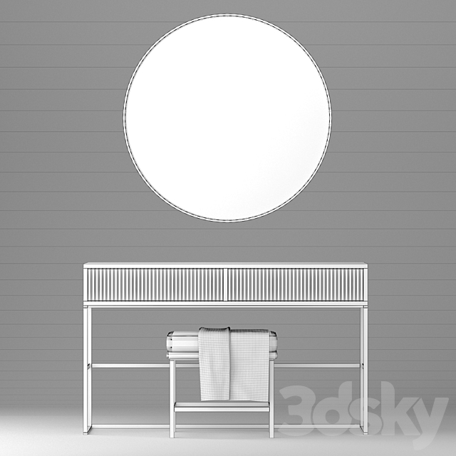 Dressing table 2 3DS Max Model - thumbnail 2