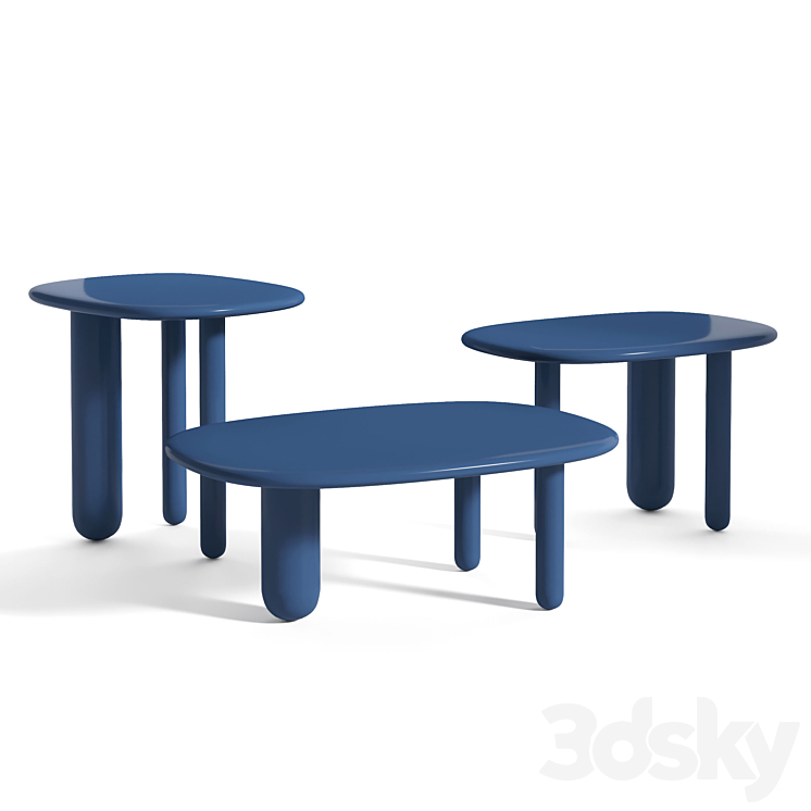 Driade tottori table 3DS Max - thumbnail 1